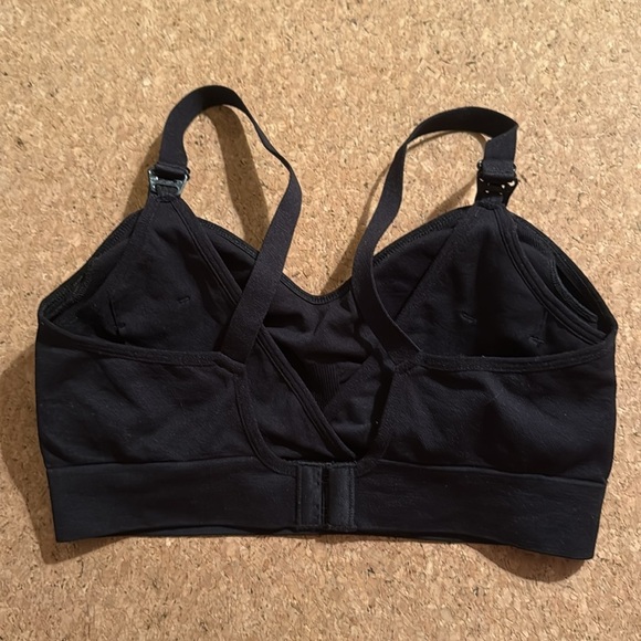 Isabel Maternity Seamless Black Nursing + Pumping Bra size small - Picture 7 of 8